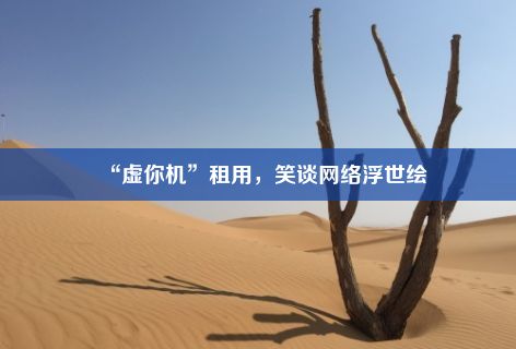 “虚你机”租用，笑谈网络浮世绘