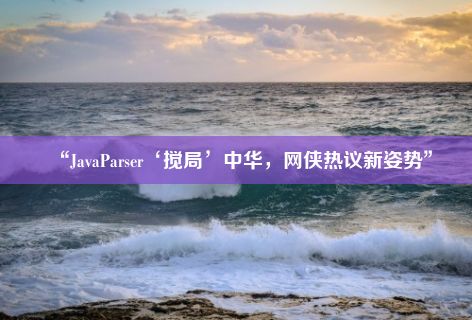 “JavaParser‘搅局’中华，网侠热议新姿势”