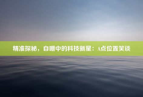 精准探秘，自嘲中的科技新星：A点位置笑谈