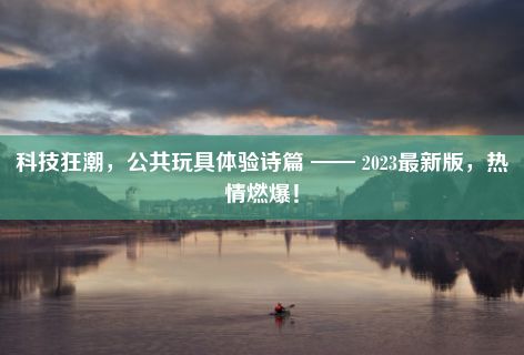 科技狂潮，公共玩具体验诗篇 —— 2023最新版，热情燃爆！