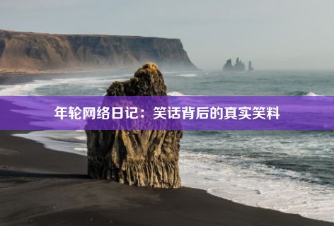 年轮网络日记：笑话背后的真实笑料