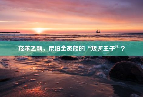 羟苯乙酯，尼泊金家族的“叛逆王子”？